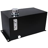 10 Gallon Hydraulic Fluid Reservoir Tank, Heavy Duty Steel Hydraulic Oil Tank with Gauge & Filter, 1-1/2