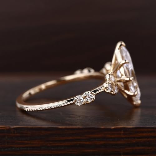 10K 14K 18K Solid Gold 1.0 To 4.0 CT IGI Certified LAB Grown Diamond Ring Diamond Engagement Ring for Women D Color, VS1-VS2 Clarity4