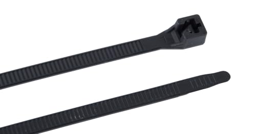Image of Gardner Bender 46-412UVB Nylon Heavy-Duty, Doublelock, Cable Tie, 12 in., Black