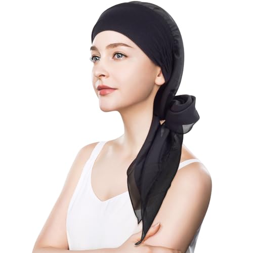 FADACHY Headwear Turbans for Women - Lightweight Head Scarf for Women's Hair Chiffon Elegant Headwraps Hats