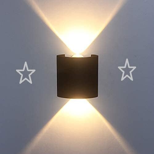 Lx - 1 UP/1 Down Premium Metal LED Wall Light, Warm White, IP-65 Waterproof & Shockproof Body for Indoor & Outdoor