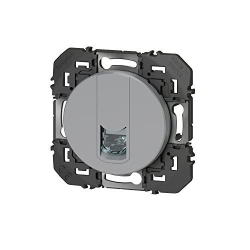Legrand - Shielded RJ45 cat6 STP Dooxie Socket with Aluminium Finish - Blister Pack - Image 2