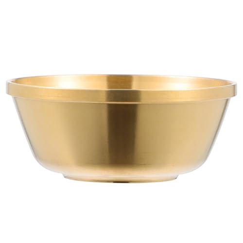 DOITOOL Ciotola per Offerte Buddista in Rame Spesso Lucidato Ciotola D’Acqua del Buddha per Preghiere e Benedizioni per Uso Rituale e Decorazione Sacra