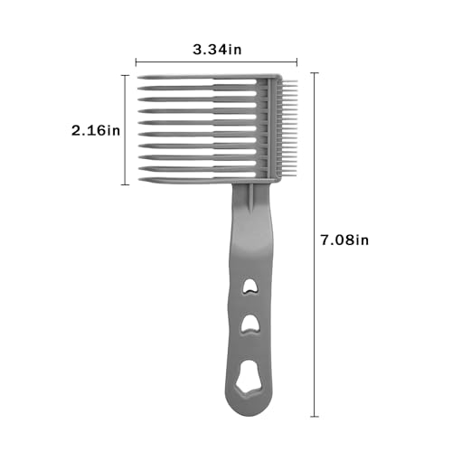 Blend Friend Fade Comb, Peine profesional para barbero gris miniatura 5