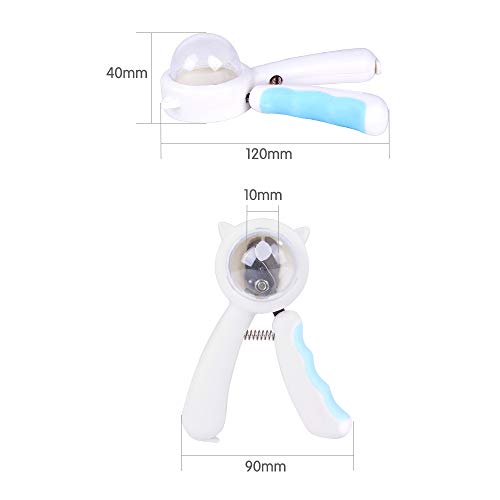 Anself Cortador de unhas de gato para gatos Cortador de unhas de gato Tesoura de unhas de gato Corta