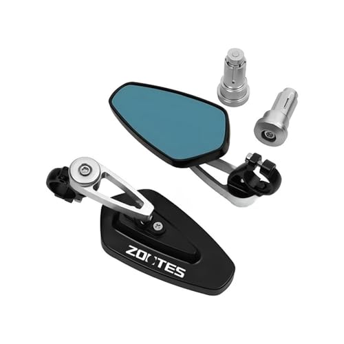 Retrovisores para moto Zontes G1 125 y ZT 310R con sistema de ala fija CNC