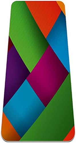 Dragon Sword Multicolor Backgorund Premium Thick Yoga Mat Eco Friendly Rubber Health&Fitness Non Slip Mat for All Types of Exercise Yoga and Pilates (72" x 24" x 6mm)