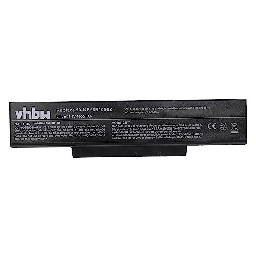 vhbw Replacement Battery compatible with LG F1-228EG, F1-228GY, F1-22PTV, F1-2324A, F1-2325A, F1-23MMV, F1-23PXV Laptop (4400mAh, 11.1V, Li-Ion)