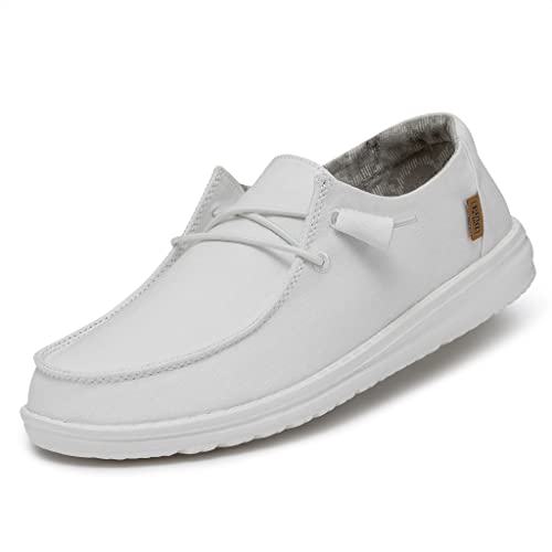 Image of HEYDUDE Women's Wendy Chambray | Women's Shoes | Women's Lace Up Loafers | Comfortable & Light-Weight