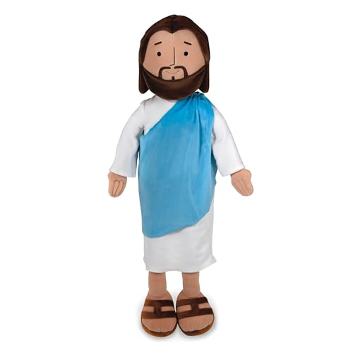 Image of Hallmark My Friend Jesus Plush Doll, 13" Small Stuffed Jesus, Religious Gift for Kids, Baptism, Easter Basket Stuffers