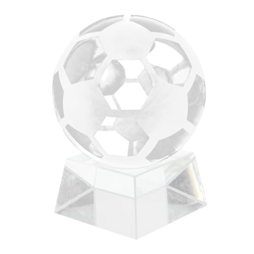 Sphère boules décoratives football en cristal SUPVOX salon