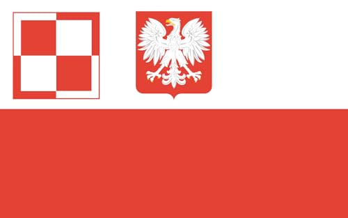 Drapeau PL air force flag PRL avec finitions premium et coutures doublées - 2