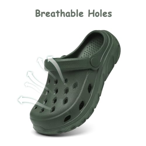 Image of AOVOG Kid Girls Boys Clogs Toddler Garden Shoes Slip On Shower Slide Sandals Beach Water Shoes