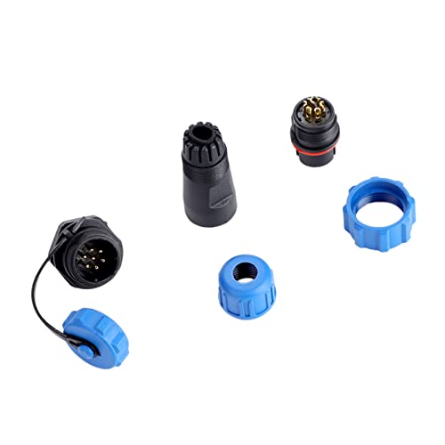 IP68 SP13 2Pin/3Pin/4Pin/5Pin/6Pin/7Pin/9Pin Plastic Plug Socket Connector Plug, Tight Connector, High Conductivity, Lamp (7pin)