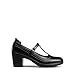 DREAM PAIRS Women's Classic Oxfords T-Strap Mary Jane Dress Shoes, Size 8.5, Black-PU