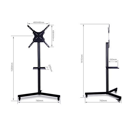 Soporte móvil de piso para TV 14-42 pulgadas miniatura 3
