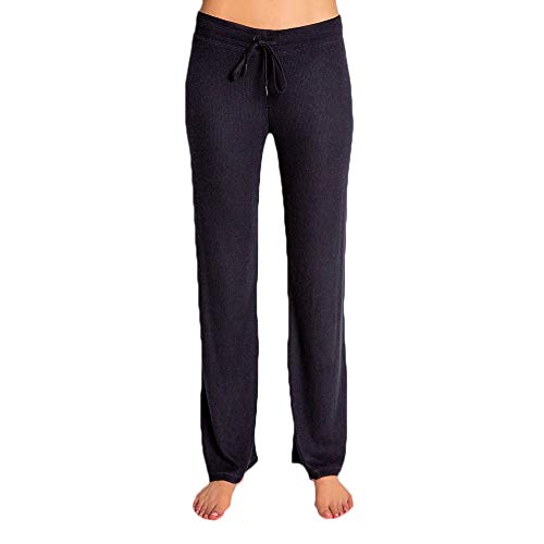 PJ Salvage Women's Loungewear Textured Basics Pant, Black, S
