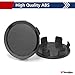 4PCS 75mm Wheel Center Caps for M608 M242 81310409 Superforgiata Wheel Rims 75mm(2.95in)/70mm(2.75in) Compatible with OZ Racing/Benz Wheel Center Cap