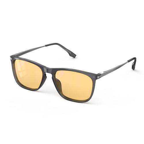 Goiteia Orange Blue Light Blocking Glasses-Retro 70s Blue Light Glasses for Men Women, Easier Sleep and Migraine Relief