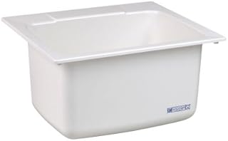 Mustee 10 Utility Sink, 22-Inch x 25-Inch, White