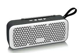 RUilY Bluetooth Speaker L8 Plus Mini Soundbar with Mobile Holder (White)