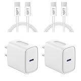 iPhone 17 16 15 Charger Fast Charging 10FT - 20W USB C Charger Block