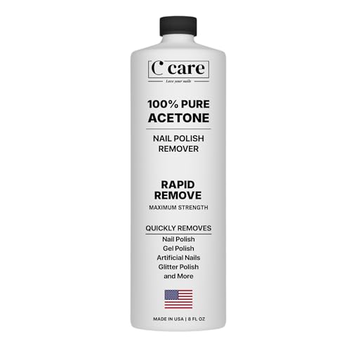100% Pure Acetone Nail Polish Remover | Professional Quality |...