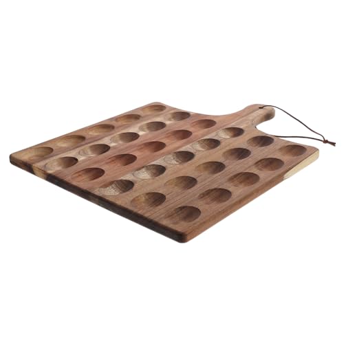HOLIDYOYO Egg Board Platter Reversible Deviled Egg Tray Countertop Organizer Serve Store Versatile Design