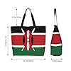 JZMTY Fashion Unique Flag of Kenya Tote Bag for Women - Light Crossbody Shopping Bag for Daily Use #5