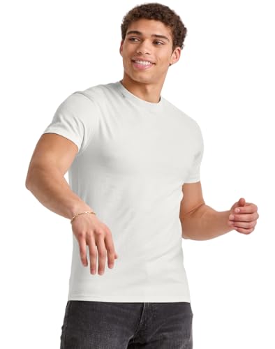 T-shirt Crewneck Tee Homme contre la chaleur en coton léger grandes tailles