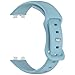 FoundEast Compatible with Huawei Band 10 9 8 Strap, Soft Silicone Replacement Sport Breathable Wrist Strap for Huawei Band 10/10 NFC/9/9NFC/8/8NFC (Light blue)