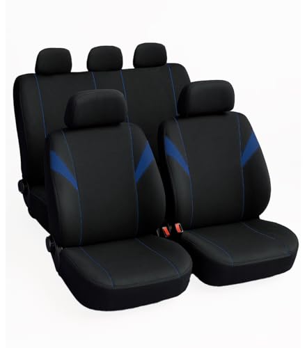 Housses de siège universelles auto bleu foncé modèle H Susy Shop