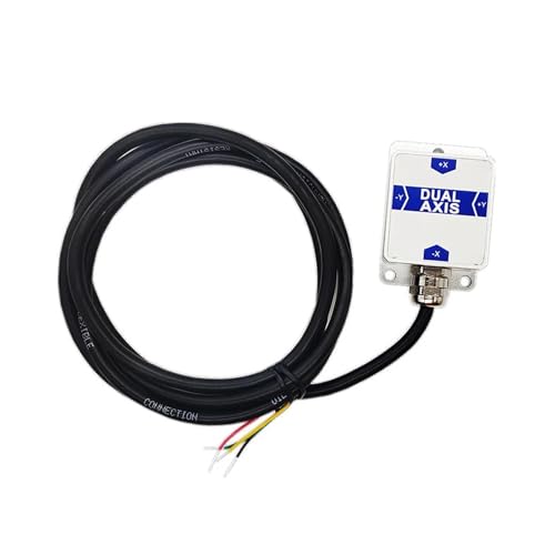 CHBMSS Dual Axis Tilt Sensor Inclinometer, Output Serial RS232 Digital Angle Level Meter