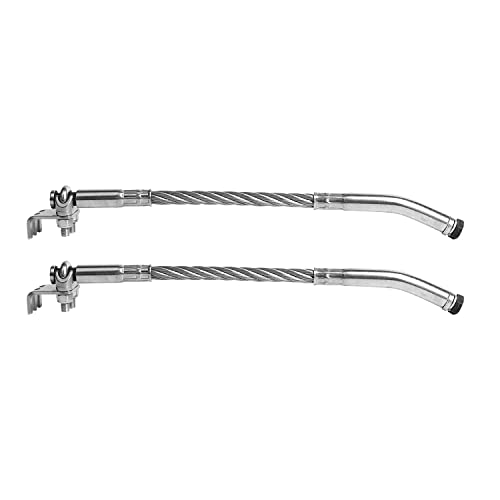 Xundong Snowmobile Ice Scratchers Replacement For Reverse And Non-Reverse Gear Equipped Snowmobiles Cable Ice Scratcher Track Heights 2-1/2" (Pack Of 2) #TOP5