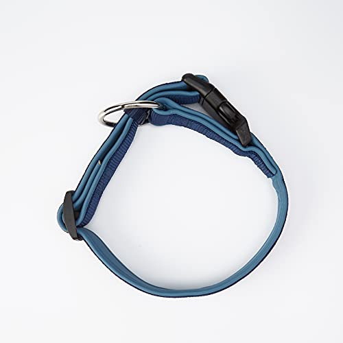 Nobby Halsband Classic Preno, blau/blau L: 40-55 cm, B: 25/35 mm, 1 Stück