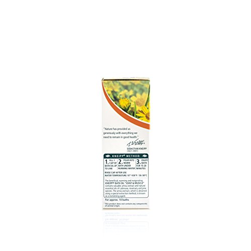 Kneipp Arnica Herbal Bath Oil For Joint & Muscles, Bath Soak, 3.38 Fl. Oz. #TOP3