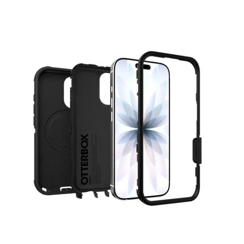 Image of OtterBox iPhone 17 Defender Pro Series Case - Black - Tough, Rugged & Durable iPhone Case, Snaps on MagSafe