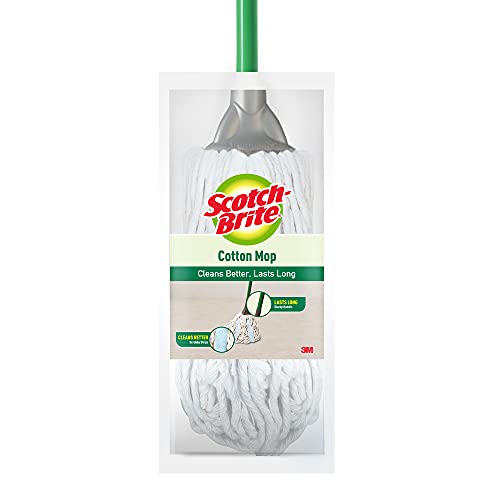Scotch Brite Telescopic Handle Cotton Mop with Looped Cotton Threads