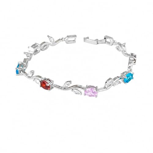 Image of Aurie Tulip Bracelet for Women & Girls | Anti Tarnish Stainless Steel Floral Bracelet |Party and Daily Wear Jewellery