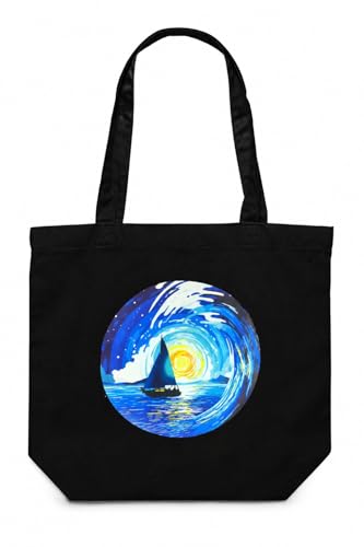 Image of Canvas Tote Bag for Women with Zipper & Pocket(Pack of 1) | Stylish Cotton Handbags for College | Aesthetic Tote Bag for Office, Shopping, Travel, Beach & Daily use