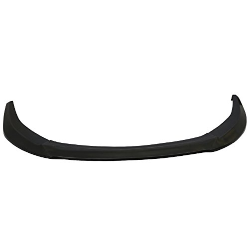 IKON MOTORSPORTS Front Bumper Lip Compatible with 2017-2019 Toyota Corolla (Exclude S Model), GT Style Black PU Front Lip Finisher Under Chin Spoiler