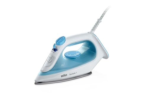 Braun TexStyle 1 SI1029BL, Ferro da Stiro Antiaderente, 120g/min...
