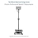 PROAIM Professional Speech Teleprompter with Telescopic Conference Stand & 60/40 Beam Splitter Glass Fits up to 17” Tablets, Laptops & Monitors. for Conferences, News, Film Production. (TP-SPH-01)