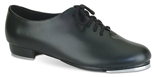 Danshuz Girl's Value Tapper Lace Up Black Oxford Tap Shoes 13.5 M