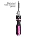 The Original Pink Box Double Drive Screwdriver Set with Lighted Magnetic Wristband, Pink