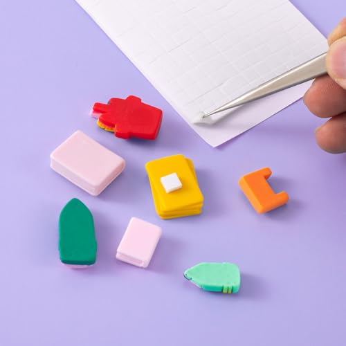 Ancirs AN7766C1 6 Sheets Foam Squares, 990Pcs Double-Sided Self Adhesive Dots, Precut Squares Strips, Foam Tape Sticky Dots thumb #5