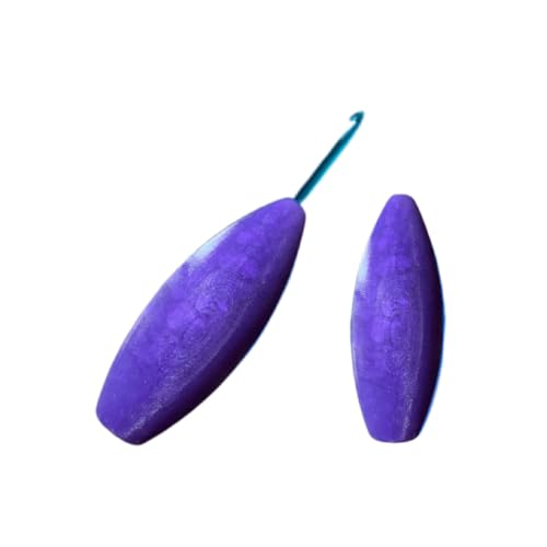 Crochet Hook Grip Silicone Handle Purple