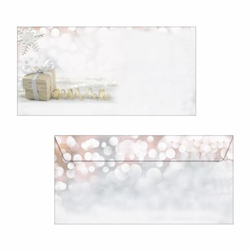 Enveloppes SIGEL Du135 or et argent 90g pour courrier élégant