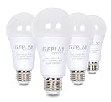 GEPLAD 4 Pack 3-Way Light Bulbs 30 70 100W Soft White 3000K Equivalent, Three Way LED Bulb 3/7/10W,4