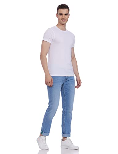 Image of Dixcy Scott Originals Mens Regular Fit Round Neck Cotton T-Shirt with Short Sleeves (Pack of 1)